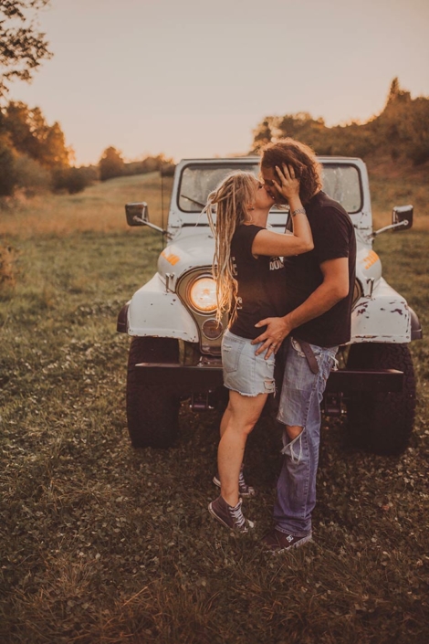 jeep vintage car kisses loving you